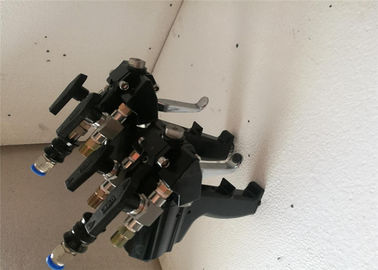 Clé pneumatique de pistolet de pulvérisation de polyuréthane de valve de commutateur manuel poly
